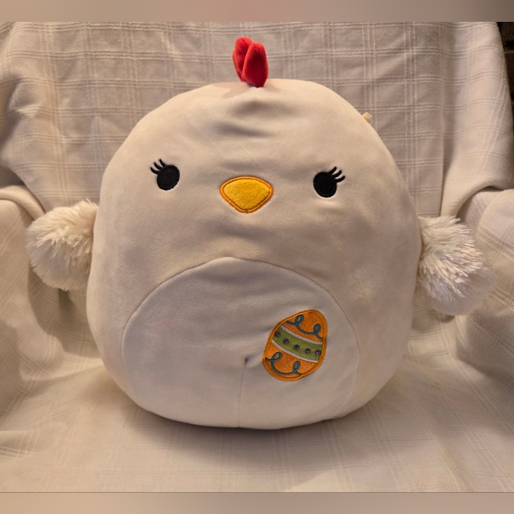 2019  HTF Kellytoy Squishmallows Charity Chick Easter‎ Egg Spring Plush 12"